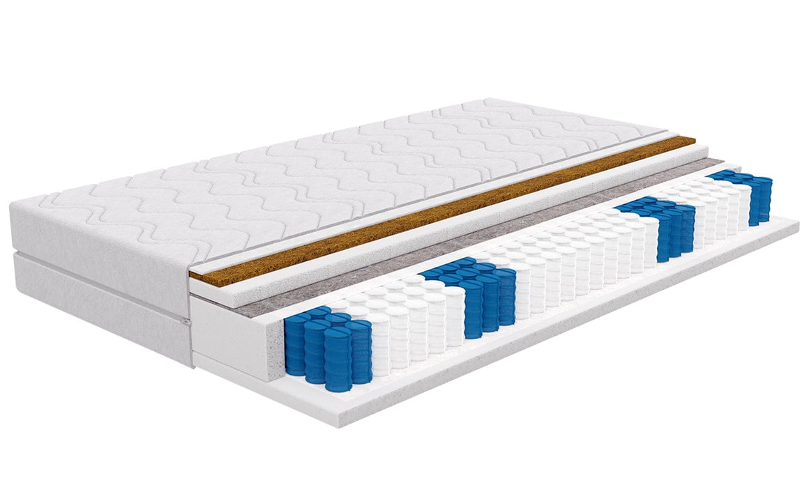 Materac kieszeniowy dwustronny lateks z kokosem - K12