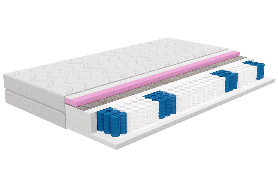 Materac kieszeniowy dwustronny z pianką termo K10