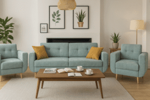 Komplet Wypoczynkowy Kanapa i Fotele - Atlanta Sosnowiec